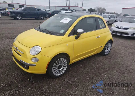 2017 Fiat 500 Lounge из США, поврежденный, VIN 3C3CFFCR4HT594278